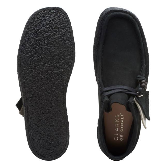 Casual Cizmy Clarks Wallabee Cup Damske Čierne | CLK691FQC