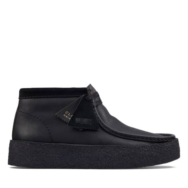 Casual Cizmy Clarks Wallabee Cup Panske Čierne | CLK724VQK