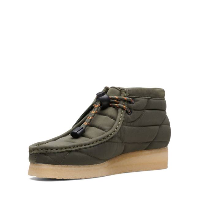 Casual Cizmy Clarks Wallabee Damske Olivovo Zelená | CLK074FVM