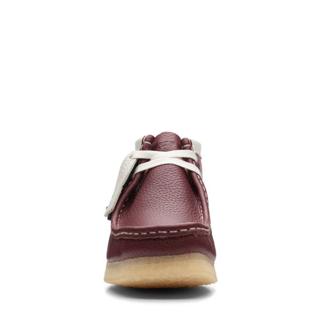 Casual Cizmy Clarks Wallabee Damske Červené | CLK946UKL