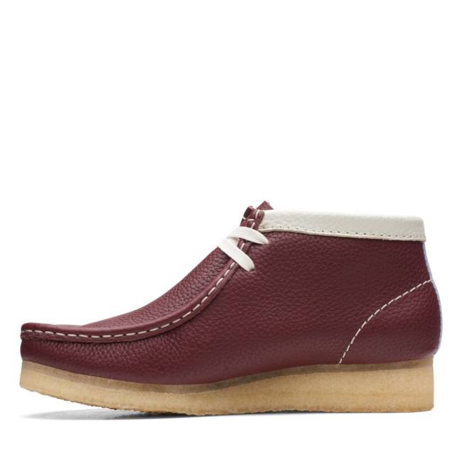 Casual Cizmy Clarks Wallabee Damske Červené | CLK946UKL