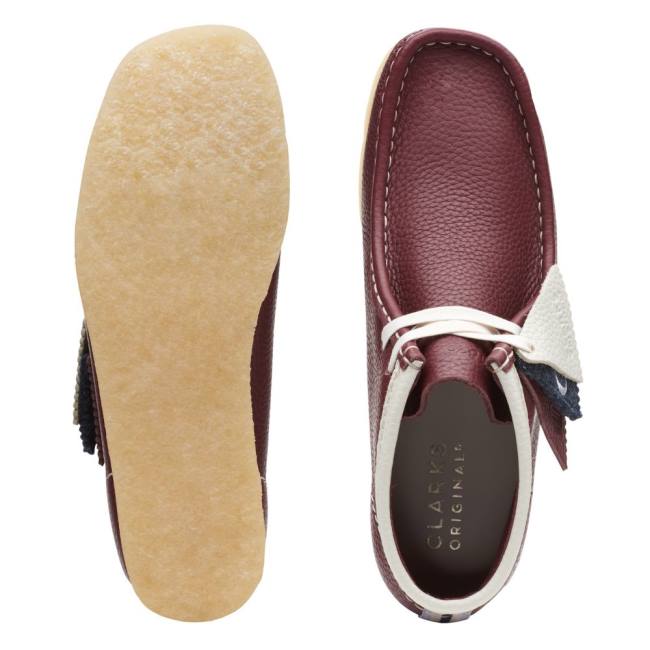 Casual Cizmy Clarks Wallabee Damske Červené | CLK946UKL