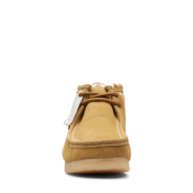 Casual Cizmy Clarks Wallabee Panske Hnedožltý | CLK904SXZ