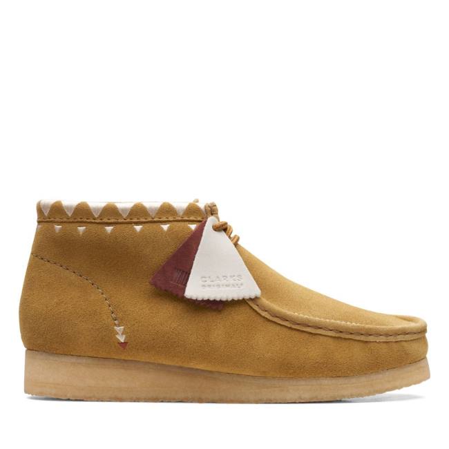 Casual Cizmy Clarks Wallabee Panske Hnedožltý | CLK904SXZ