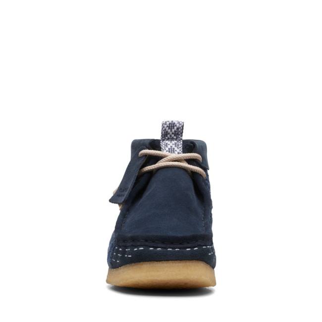 Casual Cizmy Clarks Wallabee Panske Námornícka Modrá | CLK016YSR