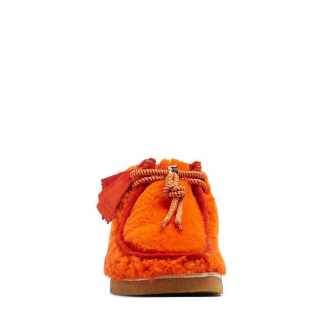 Casual Cizmy Clarks Wallabee Panske Oranžové | CLK498XOQ