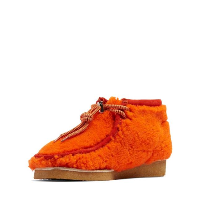 Casual Cizmy Clarks Wallabee Panske Oranžové | CLK498XOQ