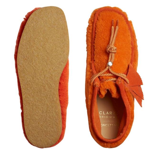 Casual Cizmy Clarks Wallabee Panske Oranžové | CLK498XOQ