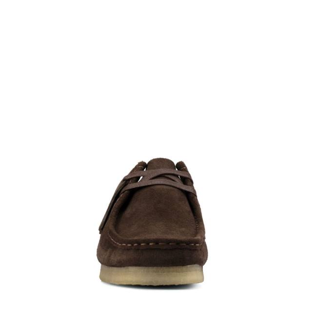 Casual Cizmy Clarks Wallabee Panske Tmavo Hnede | CLK578MCY