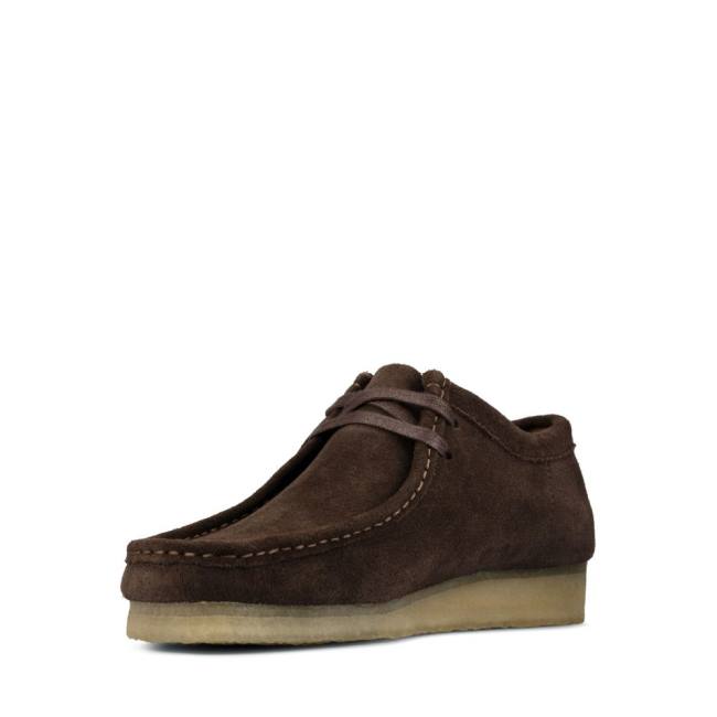 Casual Cizmy Clarks Wallabee Panske Tmavo Hnede | CLK578MCY