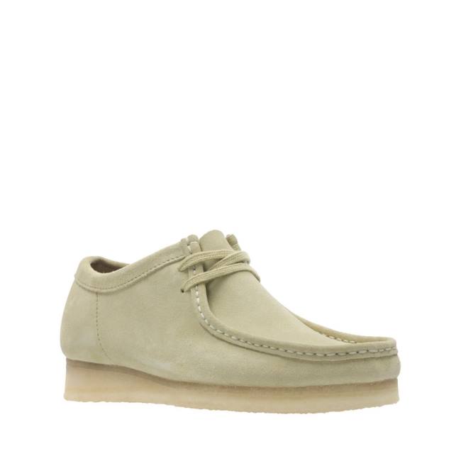 Casual Cizmy Clarks Wallabee Panske Zelene | CLK298XAP