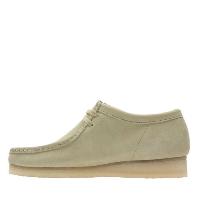 Casual Cizmy Clarks Wallabee Panske Zelene | CLK298XAP