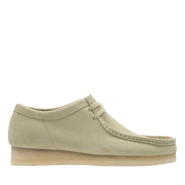 Casual Cizmy Clarks Wallabee Panske Zelene | CLK298XAP