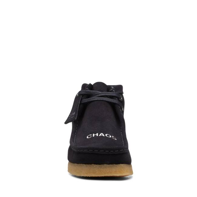 Casual Cizmy Clarks Wallabee Panske Čierne | CLK914WLI