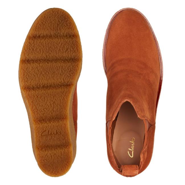 Chelsea Cizmy Clarks Clarkford Top Damske Tmavo Hnede | CLK562ATF