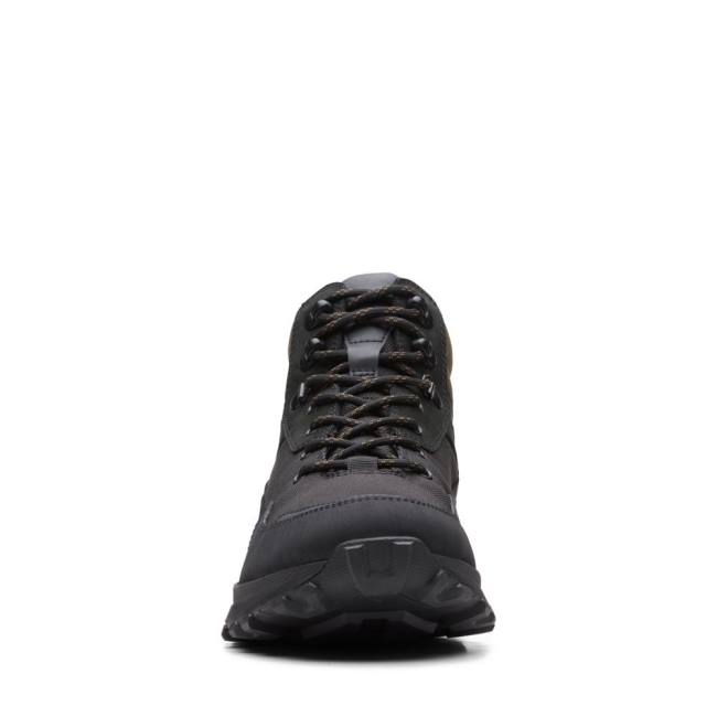 Kotníkové Čižmy Clarks ATL Trek Hi GORE-TEX Panske Čierne | CLK791FIC