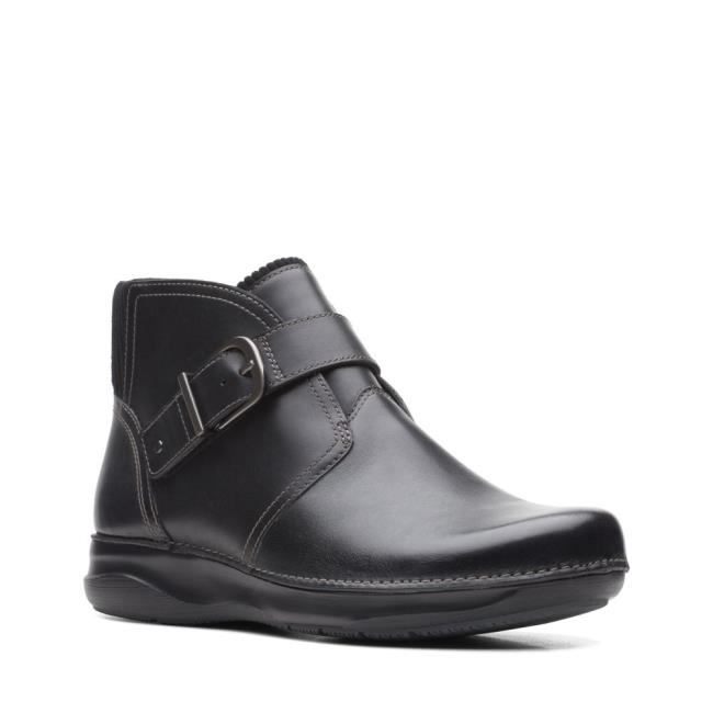 Kotníkové Čižmy Clarks Appley Stredne Damske Čierne | CLK851SBM