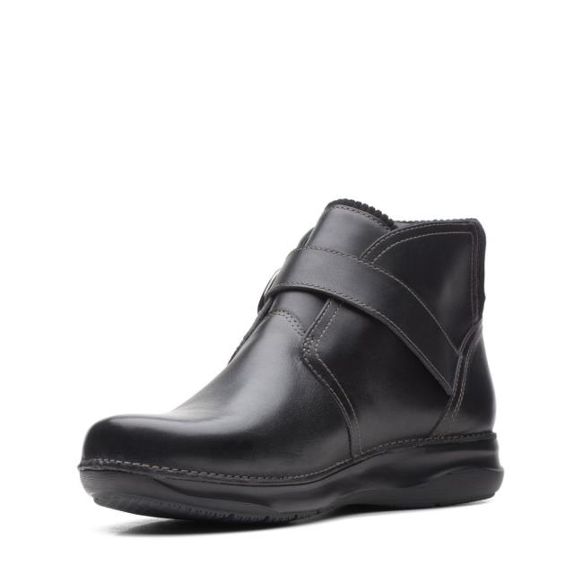 Kotníkové Čižmy Clarks Appley Stredne Damske Čierne | CLK851SBM