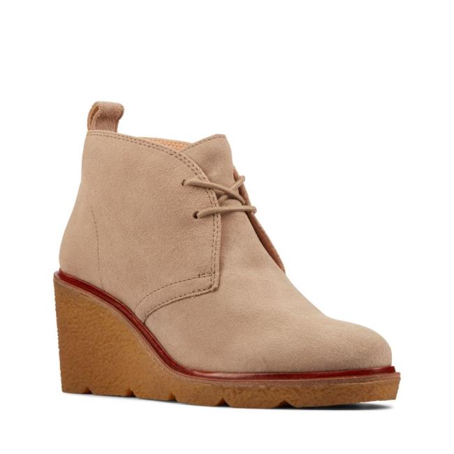 Kotníkové Čižmy Clarks Clarkford DBT Damske Hnede | CLK635QDG