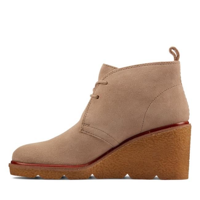 Kotníkové Čižmy Clarks Clarkford DBT Damske Hnede | CLK635QDG