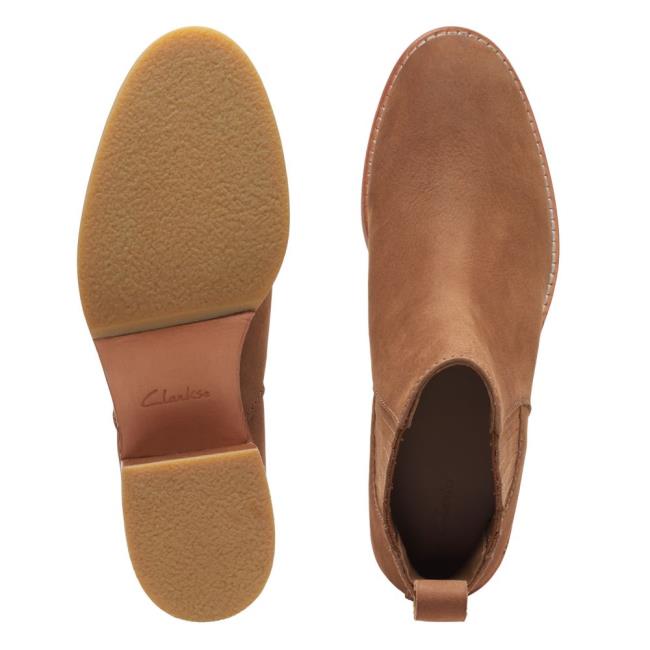 Kotníkové Čižmy Clarks Cologne Top Damske Svetlo Hnede | CLK378UWC