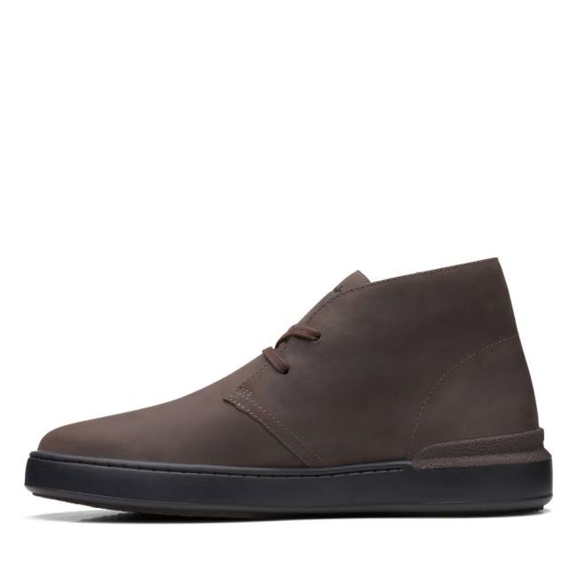 Kotníkové Čižmy Clarks Court Lite Desert Panske Tmavo Hnede | CLK324ZNW