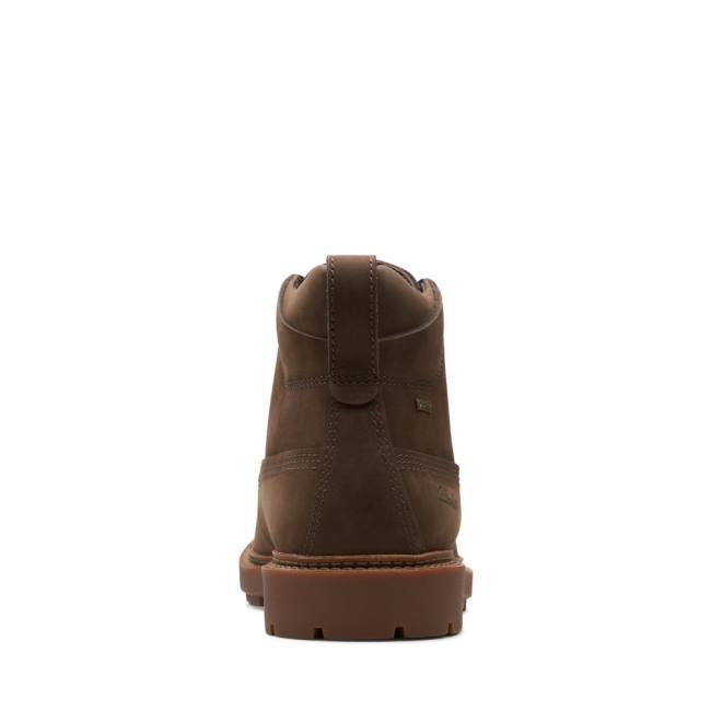 Kotníkové Čižmy Clarks Craftdale 2 Stredne GORE-TEX Panske Tmavo Hnede | CLK390YIJ