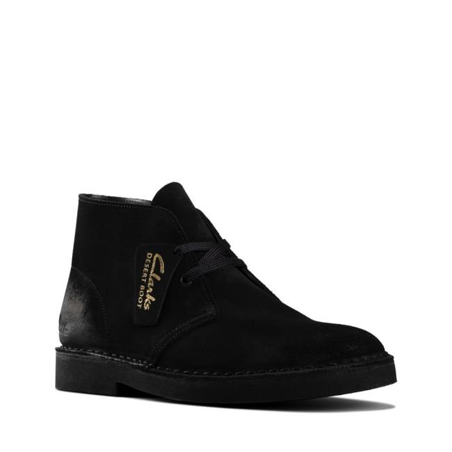 Kotníkové Čižmy Clarks Desert Boot 2 Damske Čierne | CLK082NGX