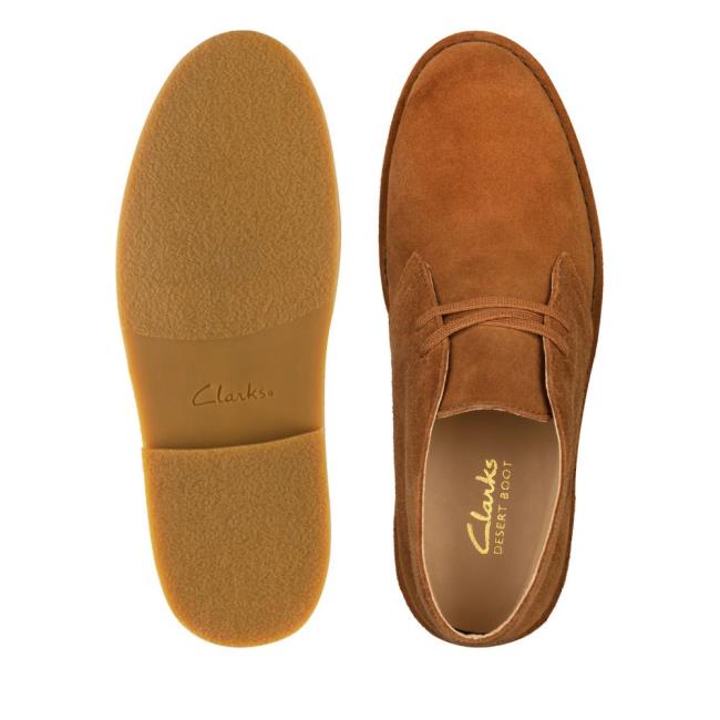 Kotníkové Čižmy Clarks Desert Boot 2 Damske Tmavo Hnede | CLK795CMP