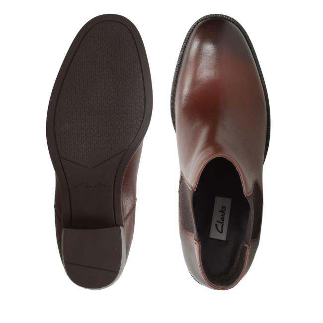 Kotníkové Čižmy Clarks Mascarpone Bay Damske Hnede | CLK354FAG