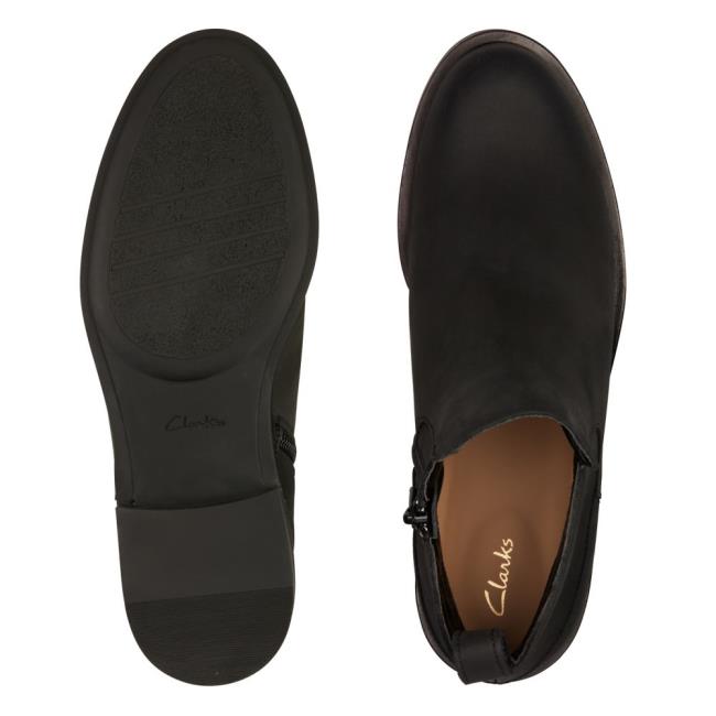 Kotníkové Čižmy Clarks Memi Zip Damske Čierne | CLK870VHM