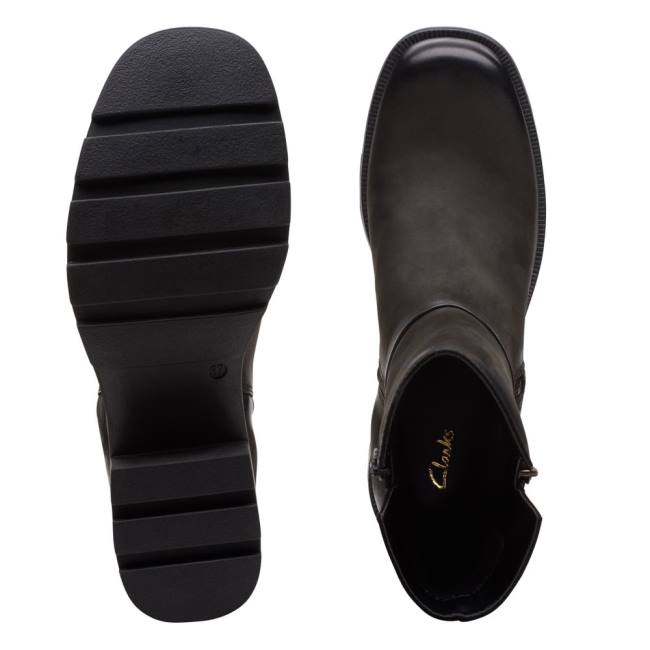 Kotníkové Čižmy Clarks Odollo Zip Damske Čierne | CLK837VAE