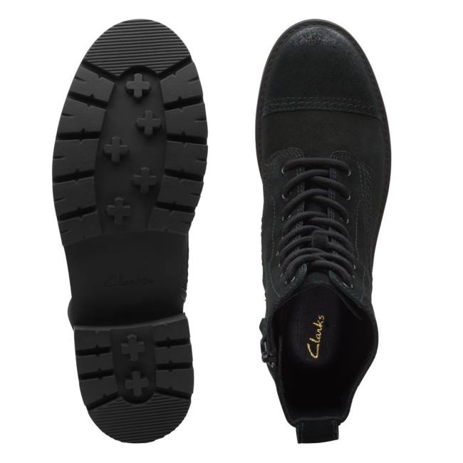 Kotníkové Čižmy Clarks Orianna Cap Damske Čierne | CLK704EWO