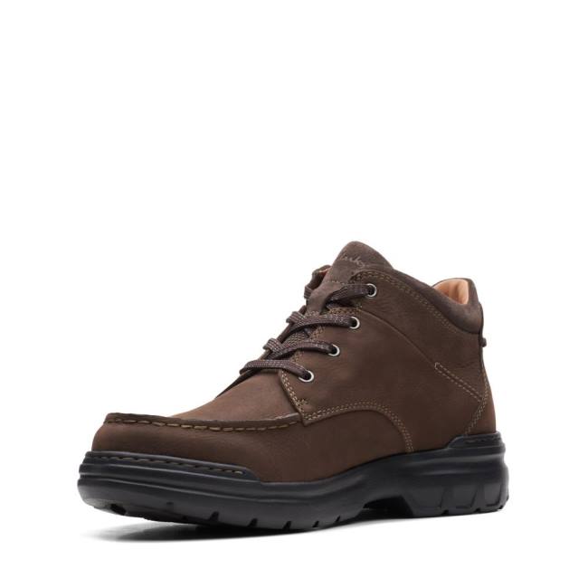 Kotníkové Čižmy Clarks Rockie 2 HI GORE-TEX Panske Hnede | CLK324RST