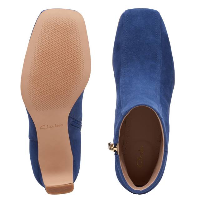 Kotníkové Čižmy Clarks Seren 55 Top Damske Modre | CLK896SJU