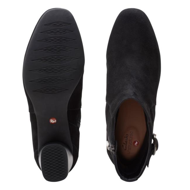 Kotníkové Čižmy Clarks Un Cosmo Vibe Damske Čierne | CLK058WEI