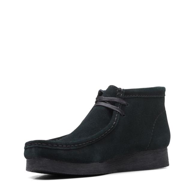 Kotníkové Čižmy Clarks Wallabee Boot 2 Damske Čierne | CLK705UVP