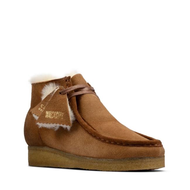 Kotníkové Čižmy Clarks Wallabee Boot Damske Hnede | CLK270ZKA