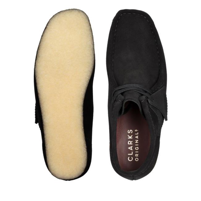 Kotníkové Čižmy Clarks Wallabee Boot Damske Čierne | CLK937BNP