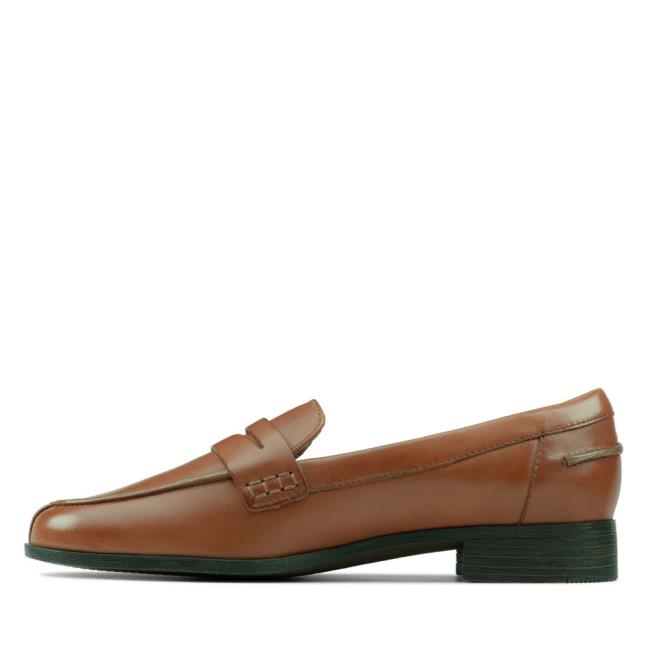 Mokasiny Clarks Hamble Loafer Damske Hnede | CLK739JLR