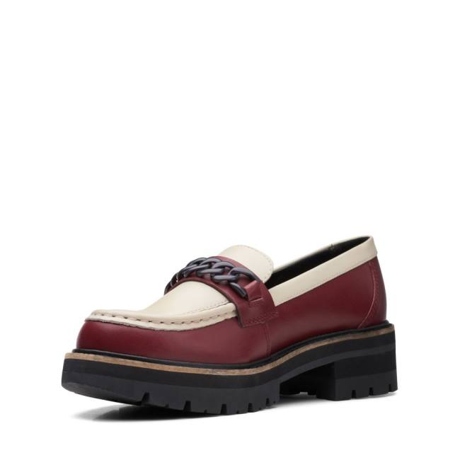 Mokasiny Clarks Orianna Edge Damske Tmavo Červené | CLK826BOS