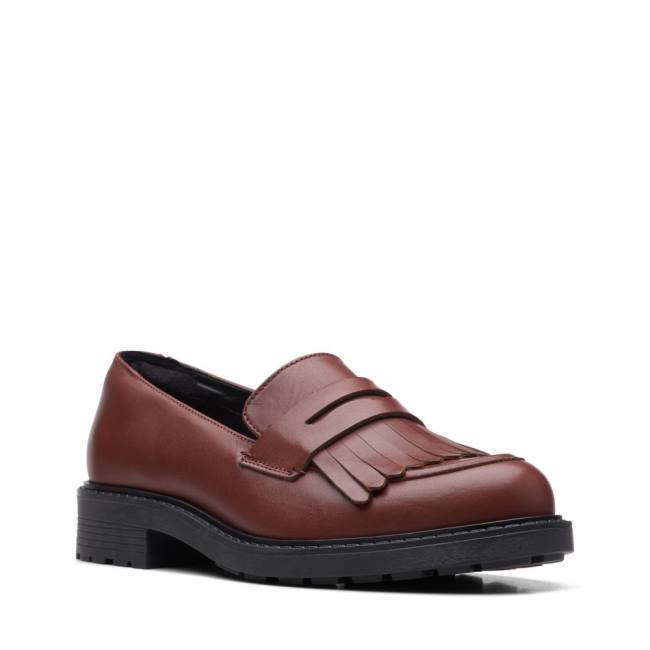 Mokasiny Clarks Orinoco 2 Loafer Damske Chestnut | CLK865WZP