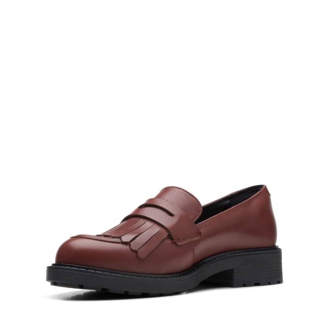 Mokasiny Clarks Orinoco 2 Loafer Damske Chestnut | CLK865WZP