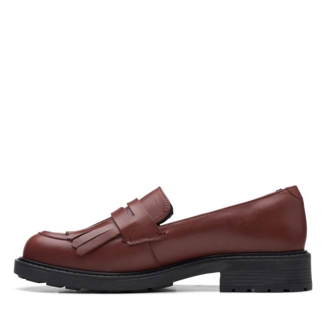 Mokasiny Clarks Orinoco 2 Loafer Damske Chestnut | CLK865WZP