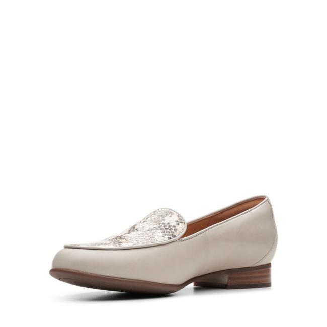 Mokasiny Clarks Un Blush Ease Damske Siva | CLK153BND