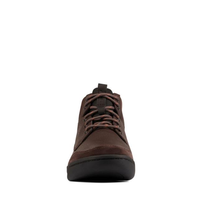 Originals Čižmy Clarks Ashcombe Hi GORE-TEX Panske Hnede | CLK843KPX