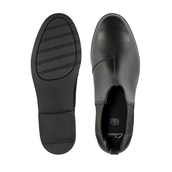 Originals Čižmy Clarks Aubrie Walk Youth Dievcenske Čierne | CLK473UFP