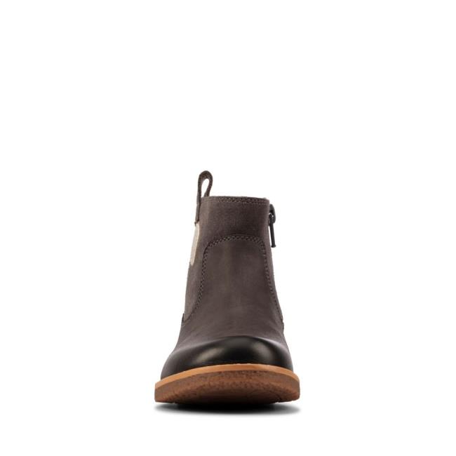 Originals Čižmy Clarks Comet Štýl Kid Dievcenske Siva | CLK491YDX