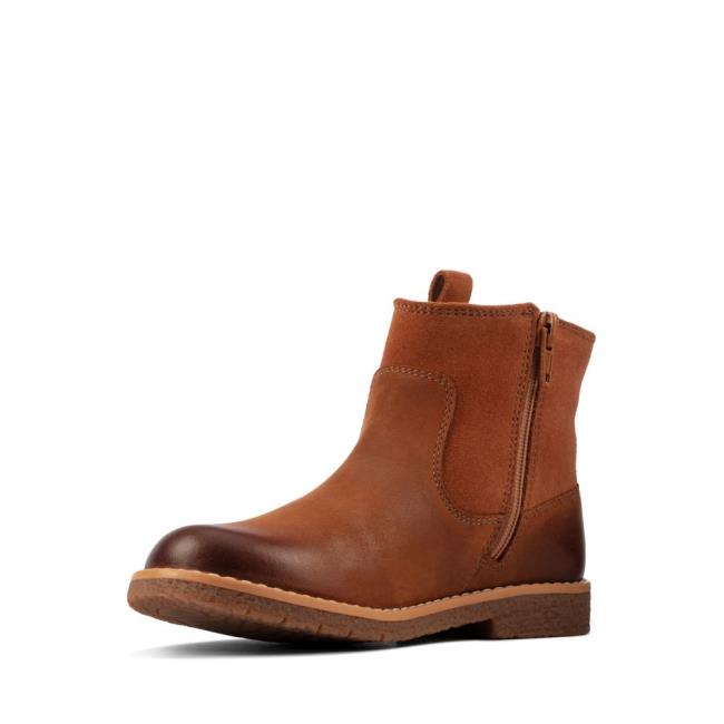 Originals Čižmy Clarks Comet Štýl Kid Dievcenske Hnede | CLK849KBY