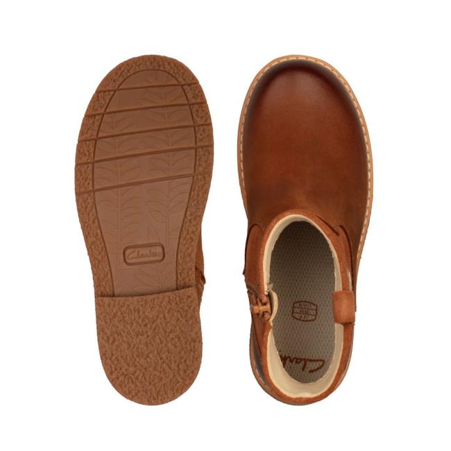 Originals Čižmy Clarks Comet Štýl Kid Dievcenske Hnede | CLK849KBY